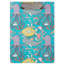 Carpeta de pinza de la colección Under the Sea