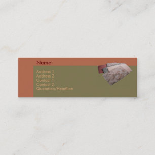 Carpets Business Card Mini Visitenkarte