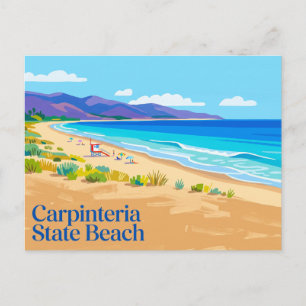 Carpinteria State Beach Kalifornien Postkarte