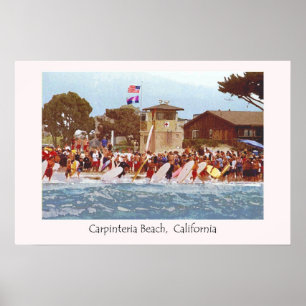 Carpinteria Strand-Plakat 2008 Poster