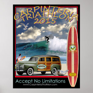 Carpinteria Triathlon-Plakat 2015 Poster