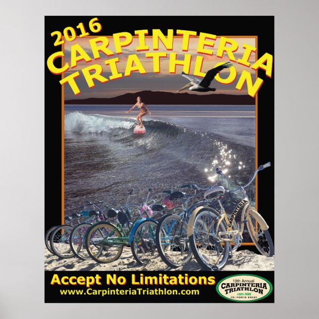 Carpinteria Triathlon Poster 2016 (Vorne)