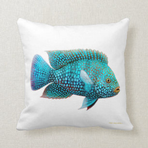 Carpintis Texas Cichlid-Fisch-Kissen Kissen