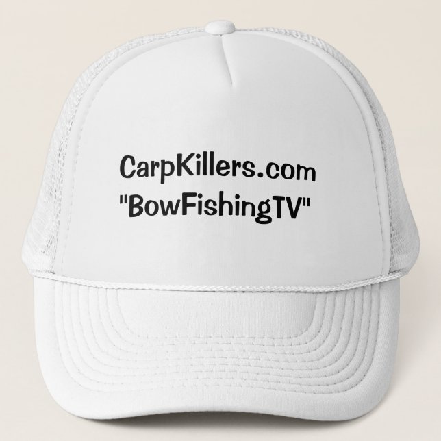 CarpKillers.com " BowFishingTV " Truckerkappe (Vorderseite)