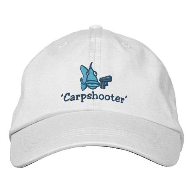 Carpshooter - bestickter Hut (Vorderseite)