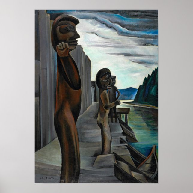 Carr - Blunden Hafen 1930 Poster (Vorne)