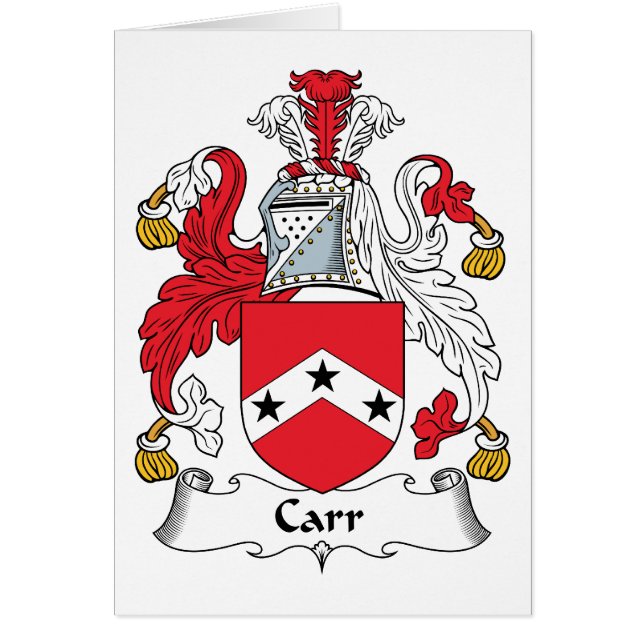 Carr Familienwappen (Vorne)