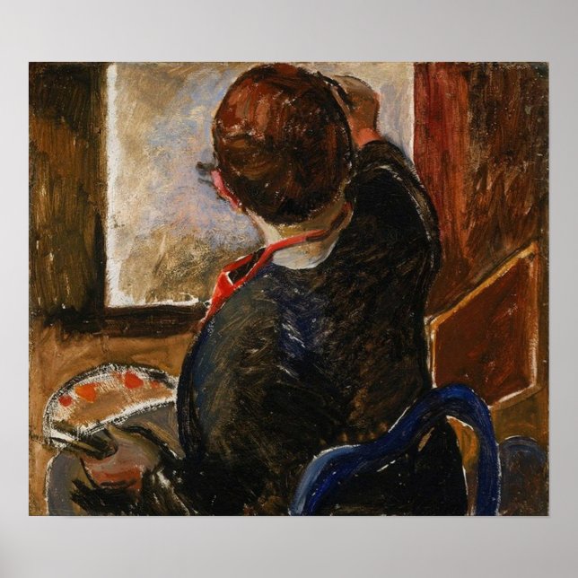 Carr - Selbstportrait 1924 Poster (Vorne)