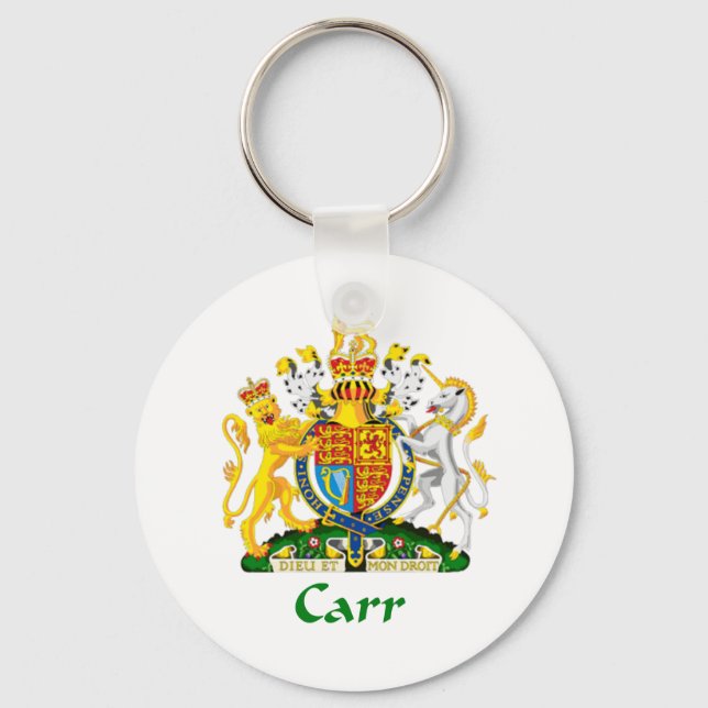 Carr Shield aus Großbritannien Schlüsselanhänger (Vorderseite)