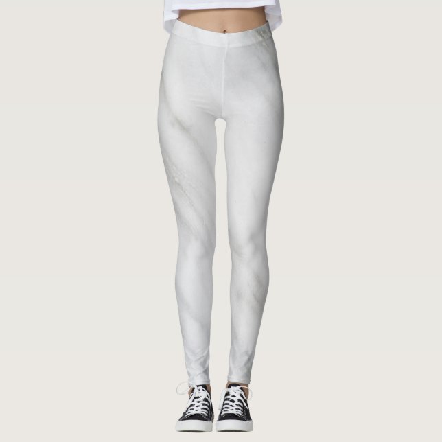 Carrara-Italiener-Marmor Leggings (Vorderseite)
