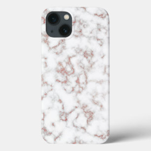 Carrara Rose Gold Glitzer Textur Case-Mate iPhone Hülle