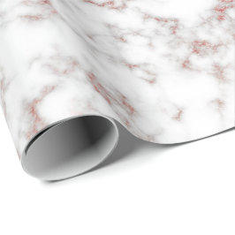 Carrara Rose Gold Glitzer Textur Geschenkpapier