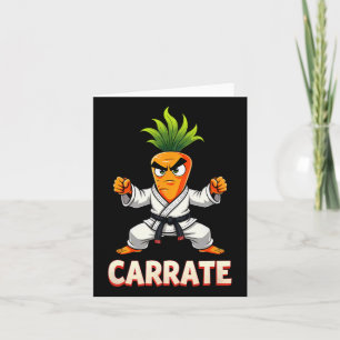 Carrate Karate Carrot Mixed Martial Arts Students  Karte