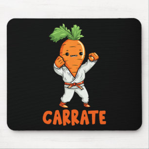Carrate Niedlich Carrot Martial Arts Karate Gemüse Mousepad