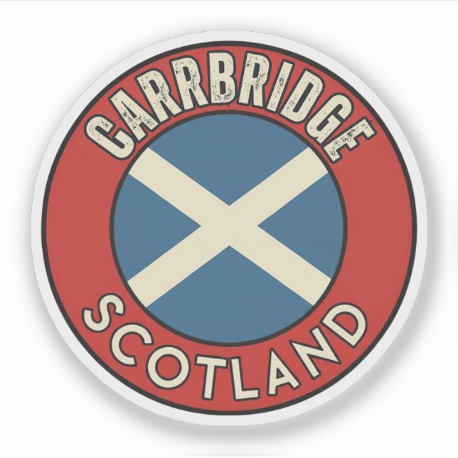 Carrbridge, Schottland Aufkleber (Vorderseite)