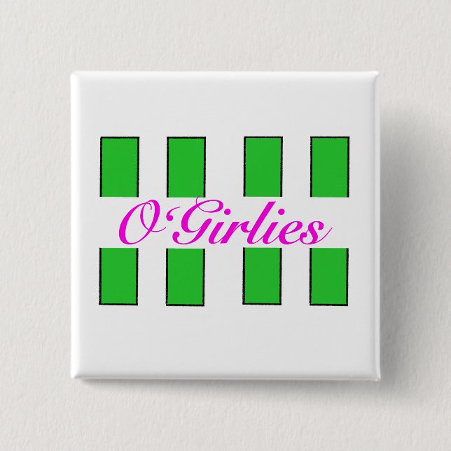 Carré 5 Cm Badge O’Girlies (Devant)
