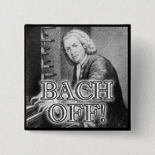 Carré 5 Cm Bouton Badge Épinglette Drôle Back Bach Off