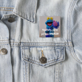 Carré 5 Cm La négativité a été réduite ! Badge