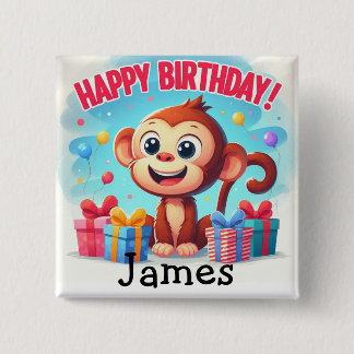 Carré 5 Cm Personalized Birthday badge