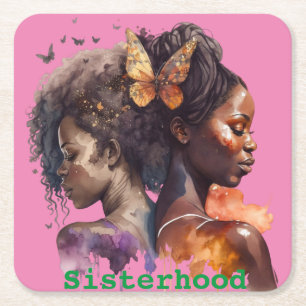 Carré AKA - dessous de verre sisterhood