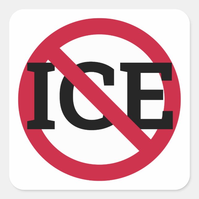 Carré Anti ICE Sticker (Devant)