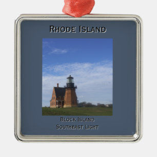 Carré Argenté Ornement du phare sud-est de Block Island