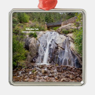 Carré Argenté Rocheuse Helen Hunt Falls Premium Ornement