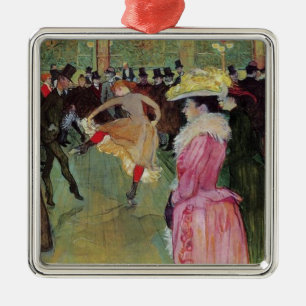 Carré Argenté Toulouse-Lautrec, au fard à joues, ornement