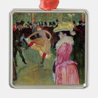 Carré Argenté Toulouse-Lautrec, au fard à joues, ornement