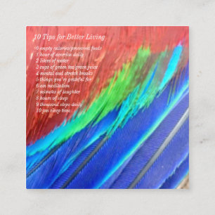 Carré Avant et dos carrés de carte de visite