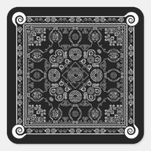 Bandane spirale Hypno Hanky, Sticker pour mouchoir