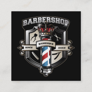 Carré Barbershop Classic Carte de visite Personnaliser