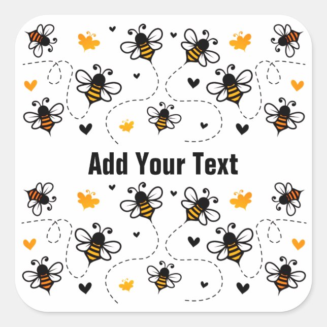 Carré Bear Sticker (Devant)