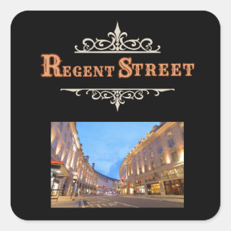 Carré Black Regent Street Sticker