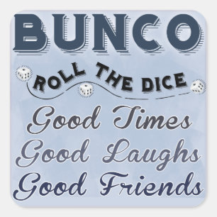 Carré Bunco Roll The Dice Sticker
