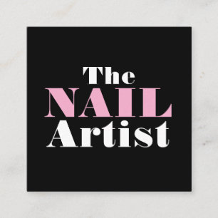 Carré Carte de visite Artiste Nail Art