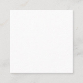 Carré Carte de visite carrée personnalisée DIY modèle vi