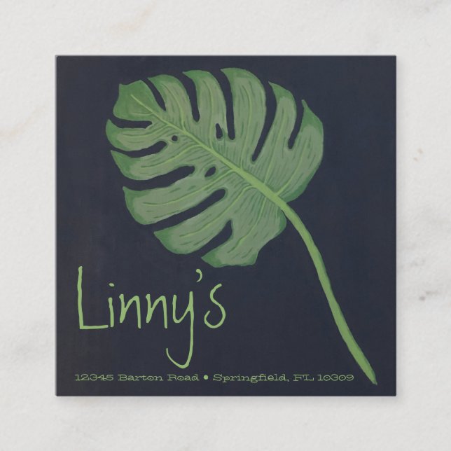 Carré, Carte de visite de 2,5 po x 2,5 po (Devant)