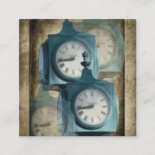 Carré Carte de visite de réparation de l'horloge