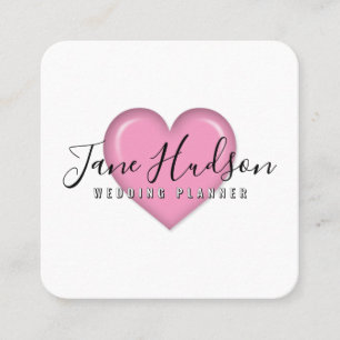 Carré Carte de visite éditable élégante simple minimalis