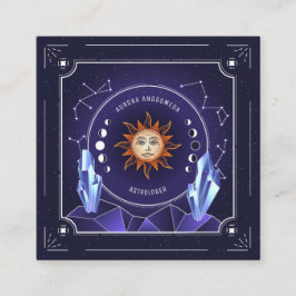Carré Carte de visite Mystic Sun