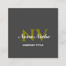 Carte de visite professionnel minimaliste moderne