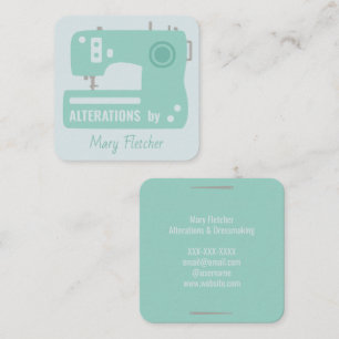 Carré Carte de visite sur mesure de la machine à coudre