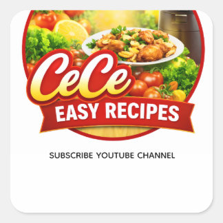 Carré Cece Easy Recipes Sticker