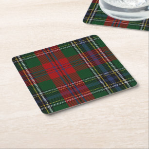 Carré Clan MacLean Dessous de verre en papier plat