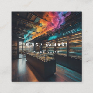 Carré Corolful Smoke Vape Shop Carte de visite