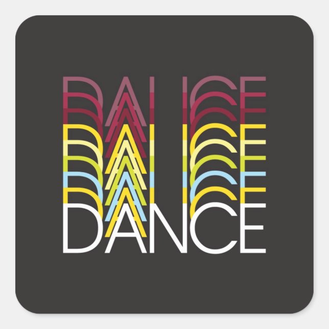 Carré Danse - Sticker (Devant)