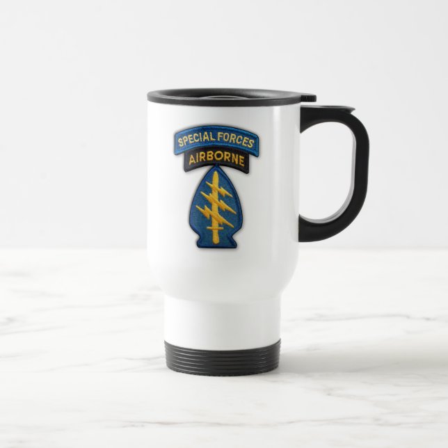 carré de bérets verts des forces spéciales Mug (Droite)