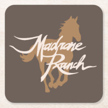 Dessous de verre 1 de ranch de Madrone