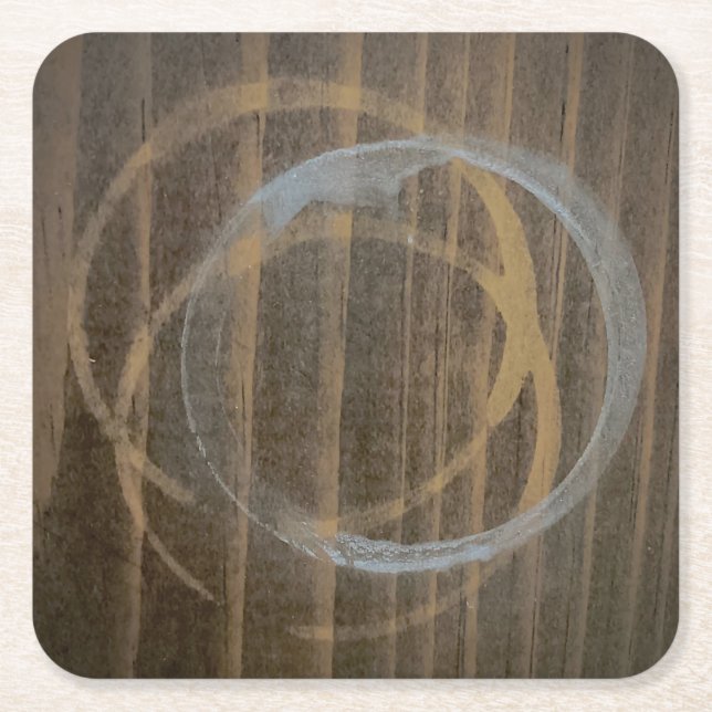 Carré Dessous de verre à eau (Devant)